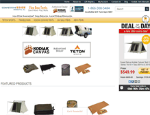 Tablet Screenshot of kodiakflexbowtents.com